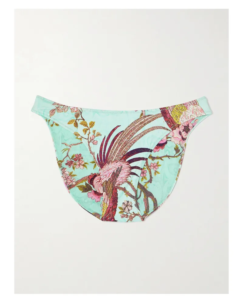 SKIMS Roberto Cavalli Signature Swim Mid Waist Bottom – Fagianella – Bikini-höschen - Mehrfarbig Mehrfarbig