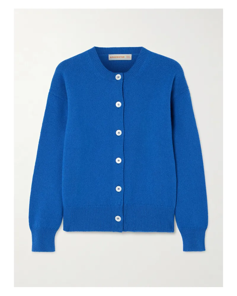 &Daughter Cardigan Aus Wolle - Blau Blau