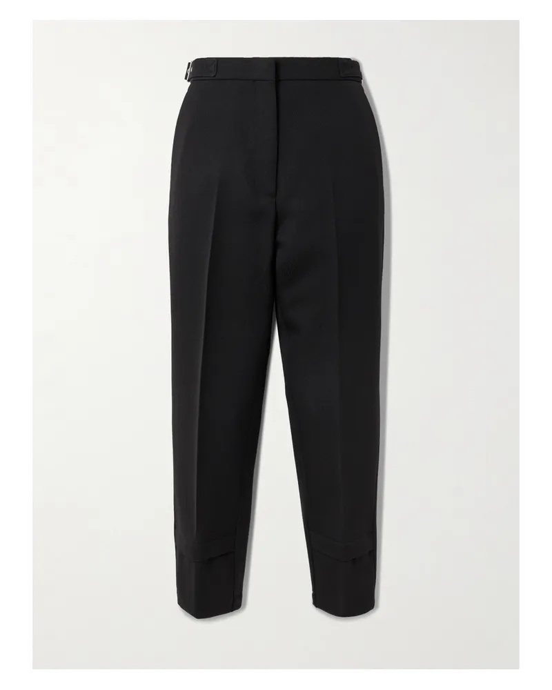 Lanvin Hose Aus Woll-twill - Schwarz Schwarz