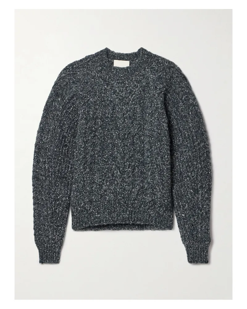 Isabel Marant Kallie Pullover aus Bouclé Grau