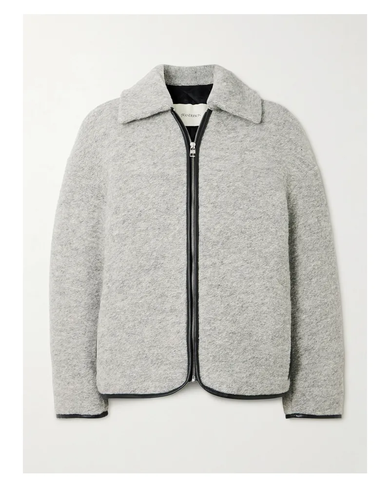 J.W.Anderson Wattierte Jacke Aus Einer Wollmischung - Grau Grau