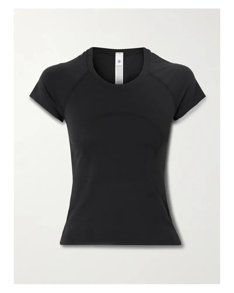LULULEMON Swiftly Tech 2.0 T-shirt Aus Stretch-material - Schwarz Schwarz