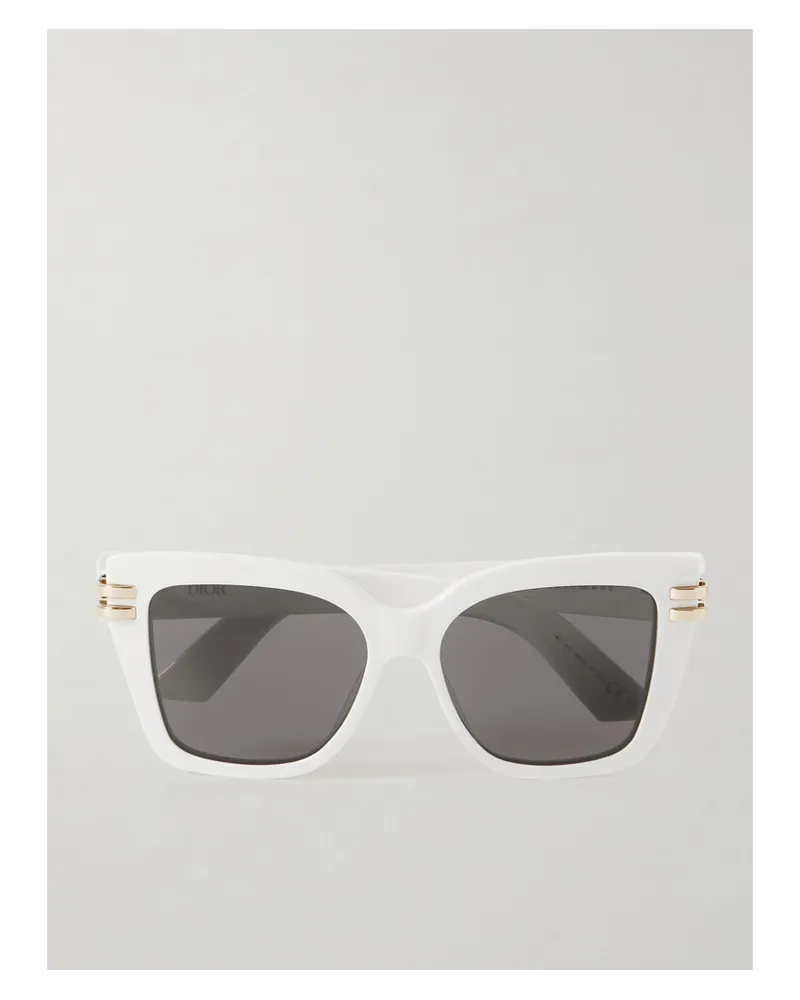 Dior Cdior S1i Oversized-sonnenbrille Elfenbein