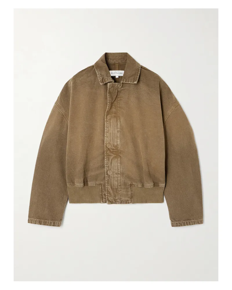 SLVRLAKE Harlem Cotton-canvas Jacket - Brown Brown