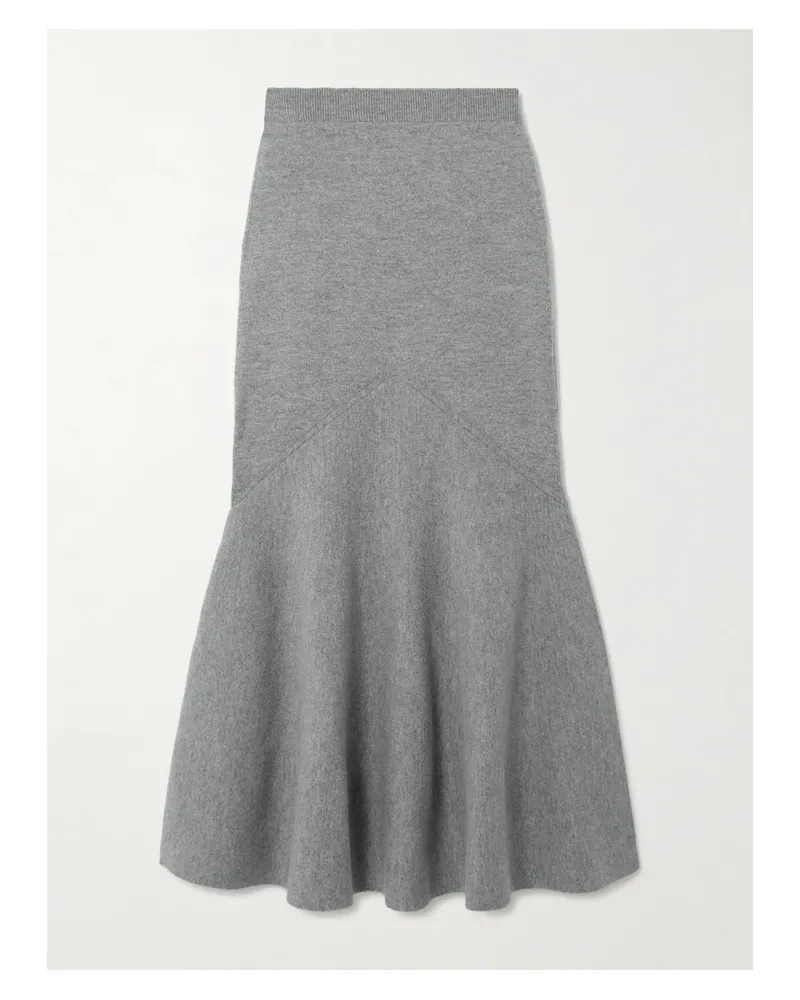 Patou Midirock Aus Einer Wollmischung - Grau Grau