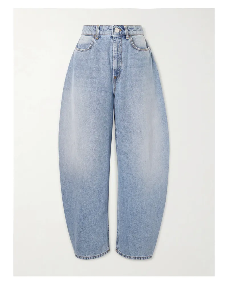 Róhe High-rise Barrel-leg Jeans - Blue Blue