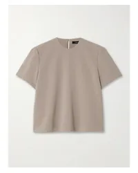 Theory T-shirt aus Crêpe Neutral