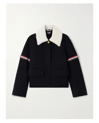 Thom Browne Bell Jacke aus einer Woll-kaschmirmischung Blau