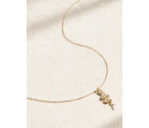 Snake Kette Aus 18 Karat Gold Mit Diamanten