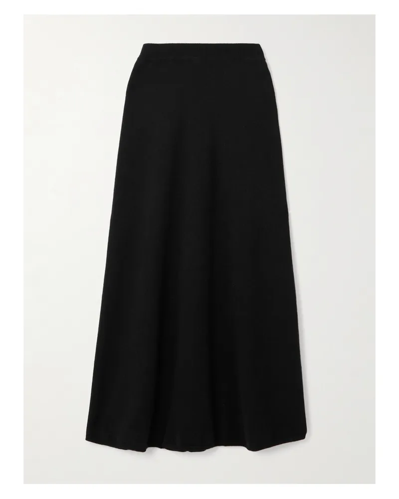 Lisa Yang Dolly Cashmere Midi Skirt - Black Black