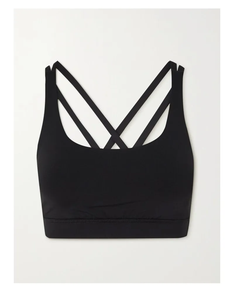 LULULEMON Energy Sport-bh Aus Stretch-material - Schwarz Schwarz