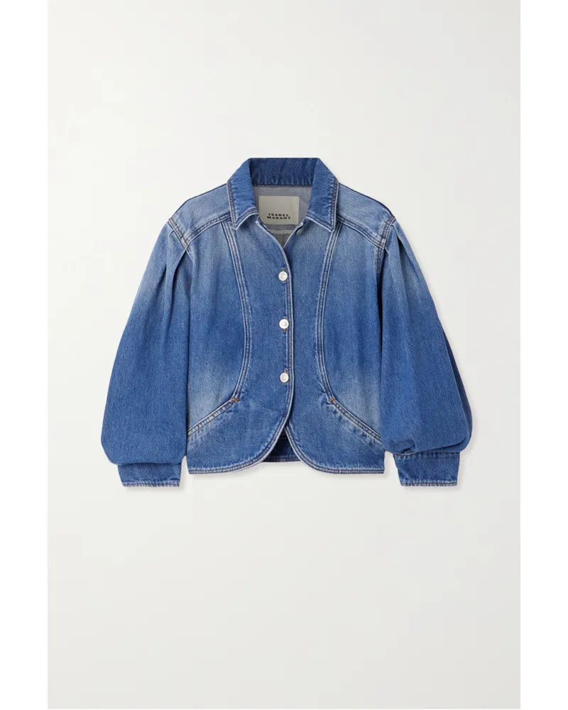 Isabel Marant Valette Jeansjacke Blau