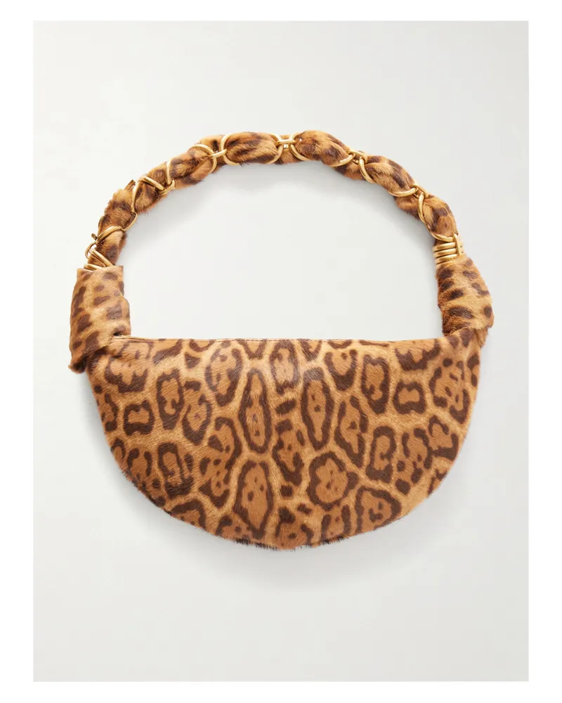 Saint Laurent Amalia Mini Leopard-print Calf Hair Shoulder Bag - Animal Print Animal