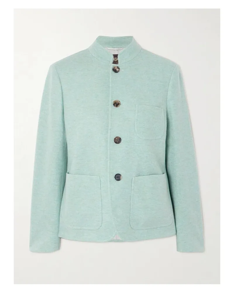 Loro Piana Mini Spagna Jacke Aus Einer Kaschmirmischung - Grün Grün