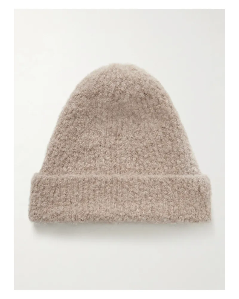 The Row Leomir Beanie Aus Einer Mischung Aus Kaschmir, Alpakawolle Und Seide - Neutral Neutral
