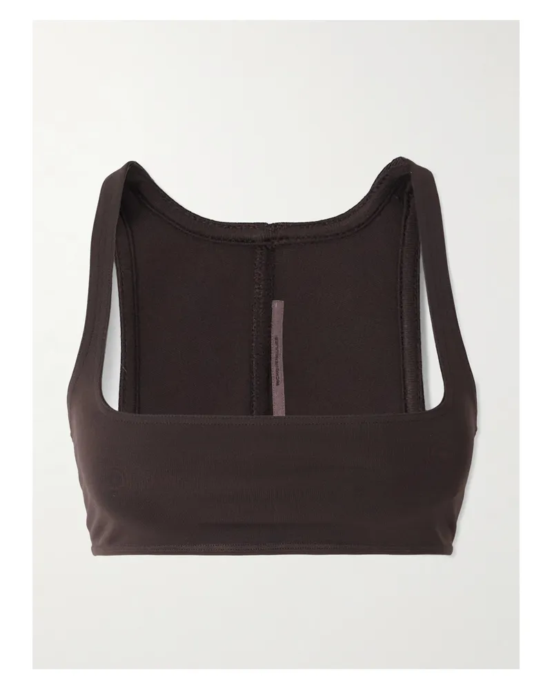 Rick Owens Bustier Aus Stretch-jersey - Braun Braun