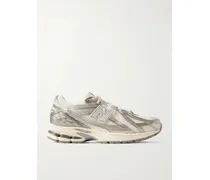 1906r Sneakers Aus Mesh Und Gummi In Metallic-optik - Gold