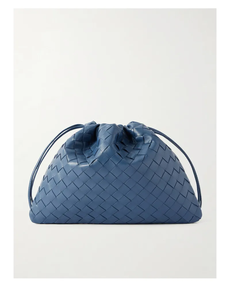 Bottega Veneta Beutel Aus Intrecciato-leder - Blau Blau