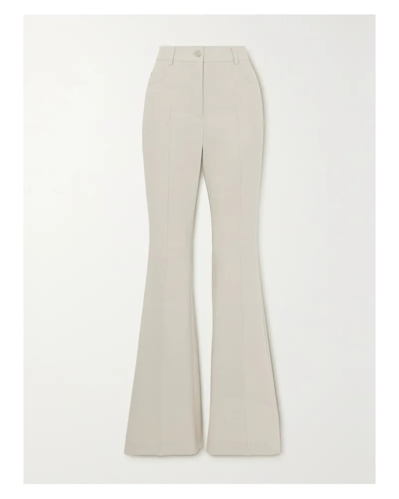 Akris Farid Schlaghose Aus Twill Aus Einer Baumwollmischung - Grau Grau