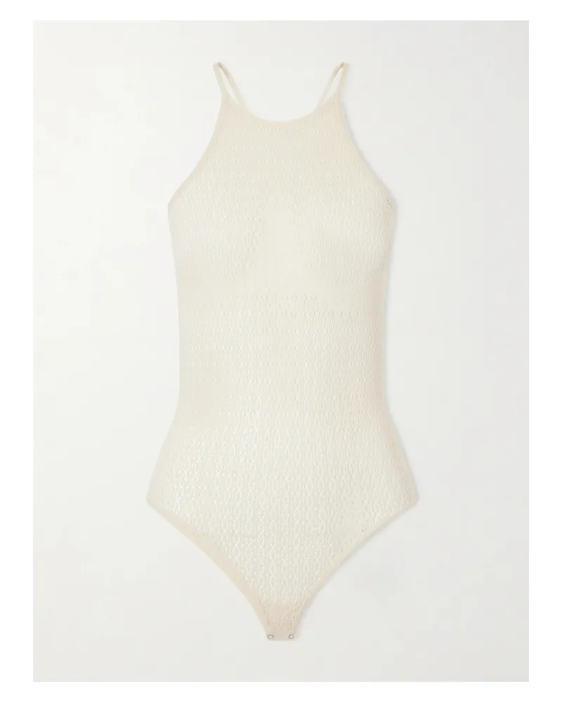 Wolford Daisy Stretch-mesh Bodysuit - Neutrals Neutrals