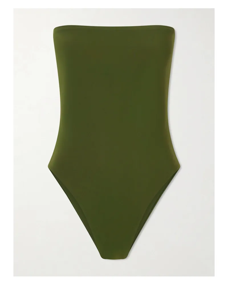 LIDO Sedici Bandeau Swimsuit - Green Green