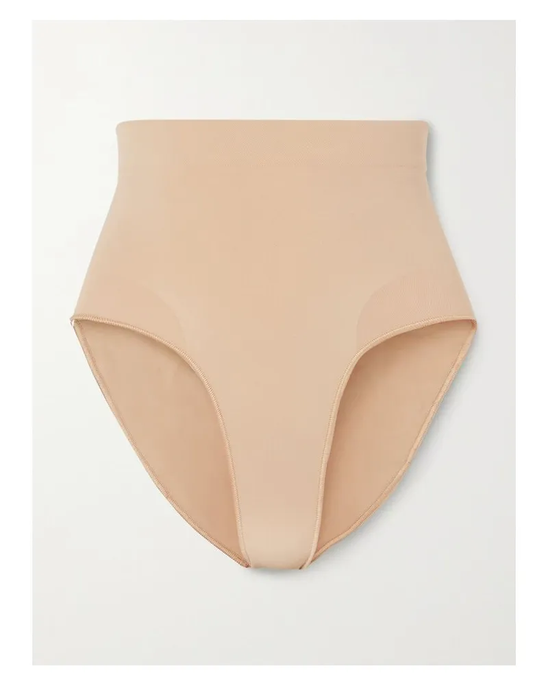SKIMS Seamless Sculpt Mid Waist Brief – Clay – Höschen - Neutral Neutral