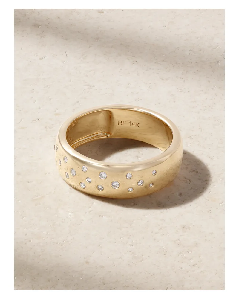 Roxanne First Cigar Constellation Ring Aus 14-karätigem Gold Mit Diamanten Gold