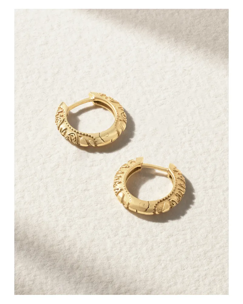Marlo Laz Southwestern Creolen Aus 14 Karat Gold Gold