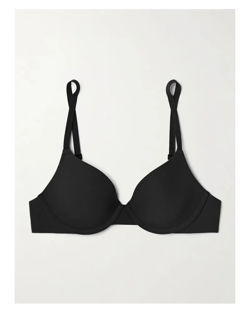 SKIMS Fits Everybody T-shirt Bra – Onyx – T-shirt-bh - Schwarz Schwarz