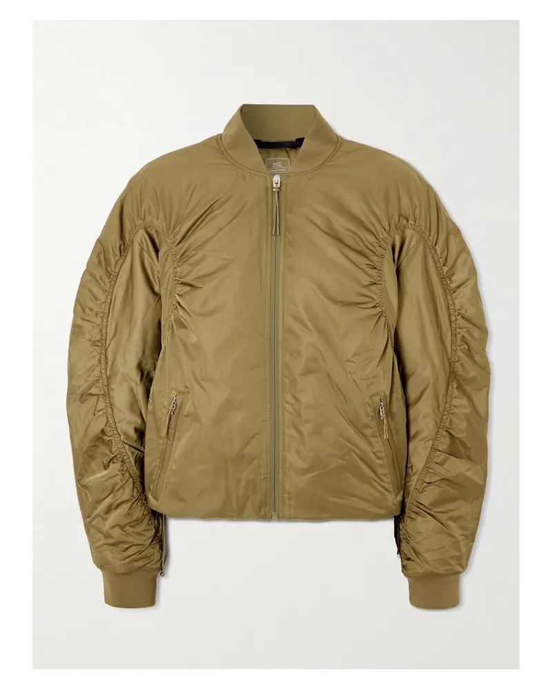 ON Zendaya Gloria Bomberjacke Aus Recyceltem Shell - Grün Grün