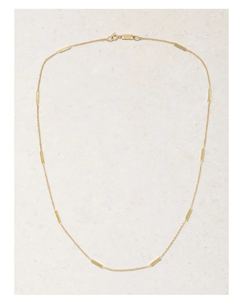 Jennifer Meyer Bar-by-the-inch Kette Aus 18 Karat Gold Gold
