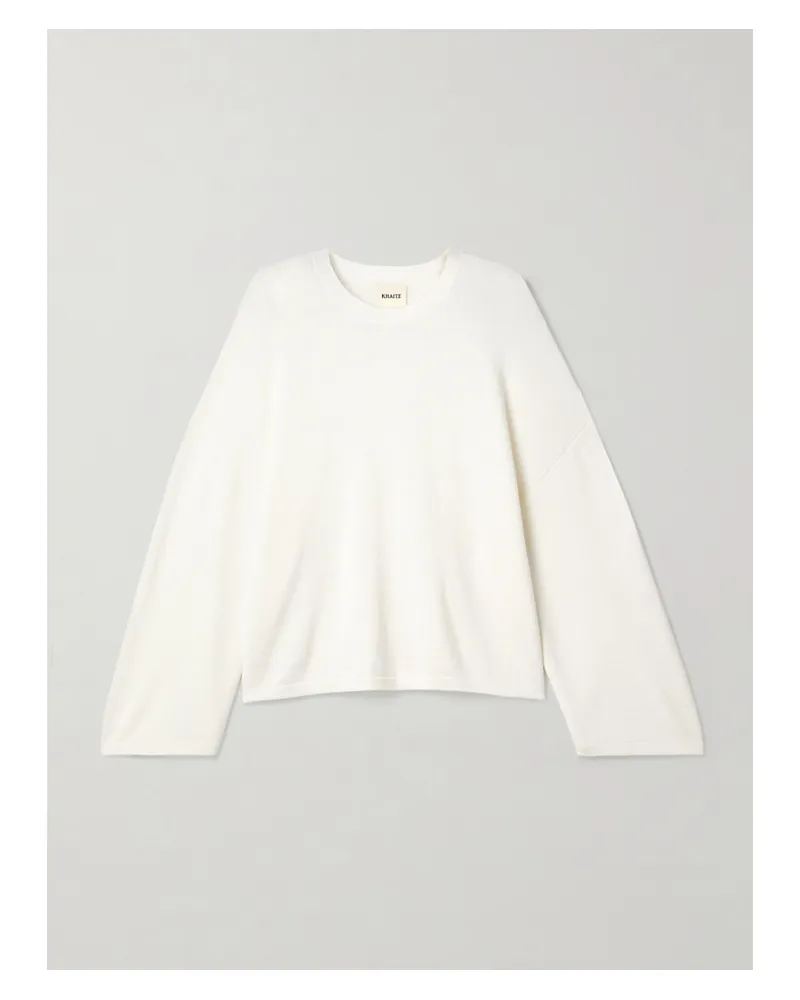 KHAITE Darcy Pullover Aus Merinowolle - Weiß Weiß