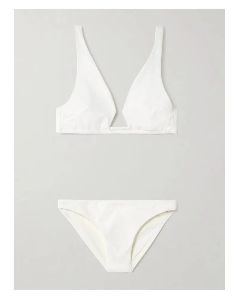 Zimmermann Coco Bikini Mit Cut-out - Weiß Weiß