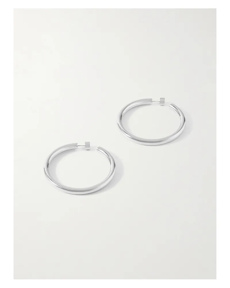 Jennifer Fisher Natasha Silver-plated Hoop Earrings Silver
