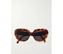 Oversized Butterfly-frame Tortoiseshell Acetate Sunglasses