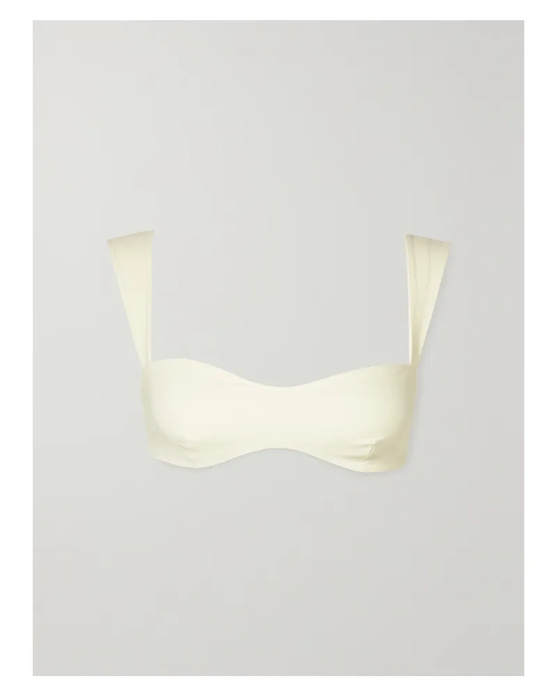Magda Butrym Bikini-oberteil - Creme Creme