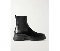 Gomma Chelsea Boots Aus Leder - Schwarz