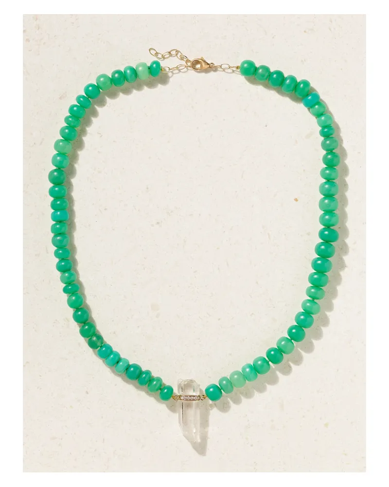 JIA JIA Kette Mit Mehren Steinen Und Details Aus Gold Gold