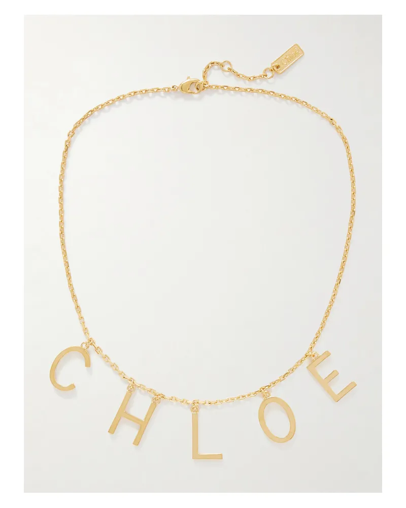 Chloé Goldfarbene Kette Gold