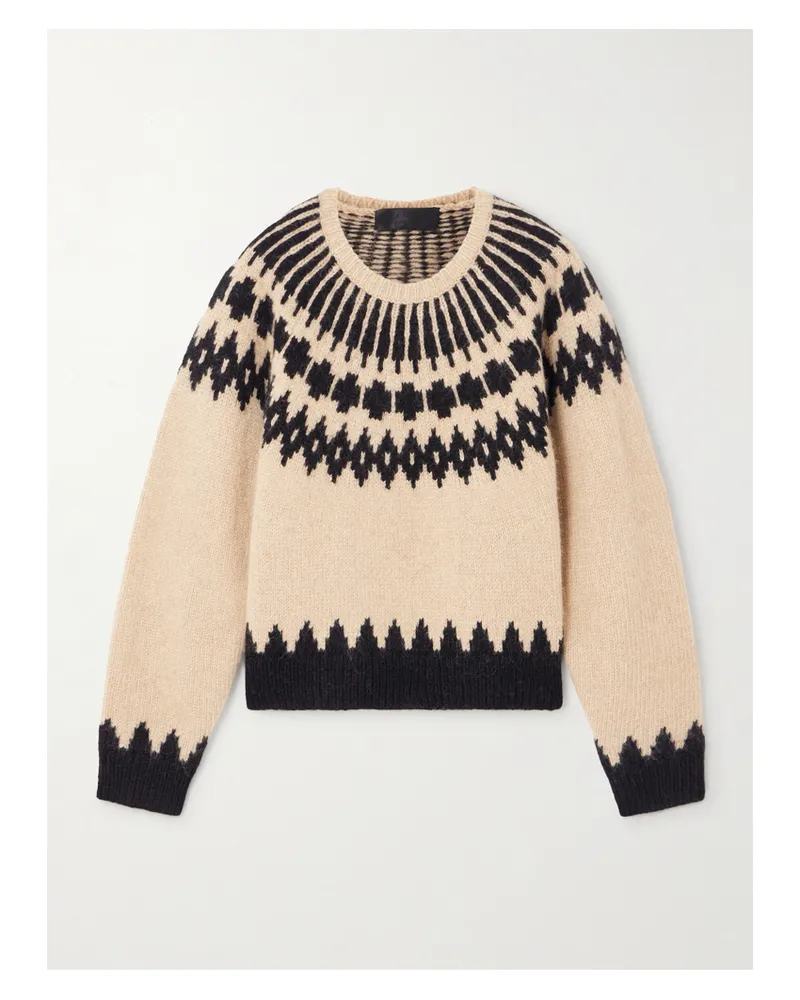 Nili Lotan Alena Pullover Mit Fair-isle-muster - Braun Braun
