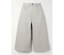 Jeansshorts Aus Bio-denim - Grau