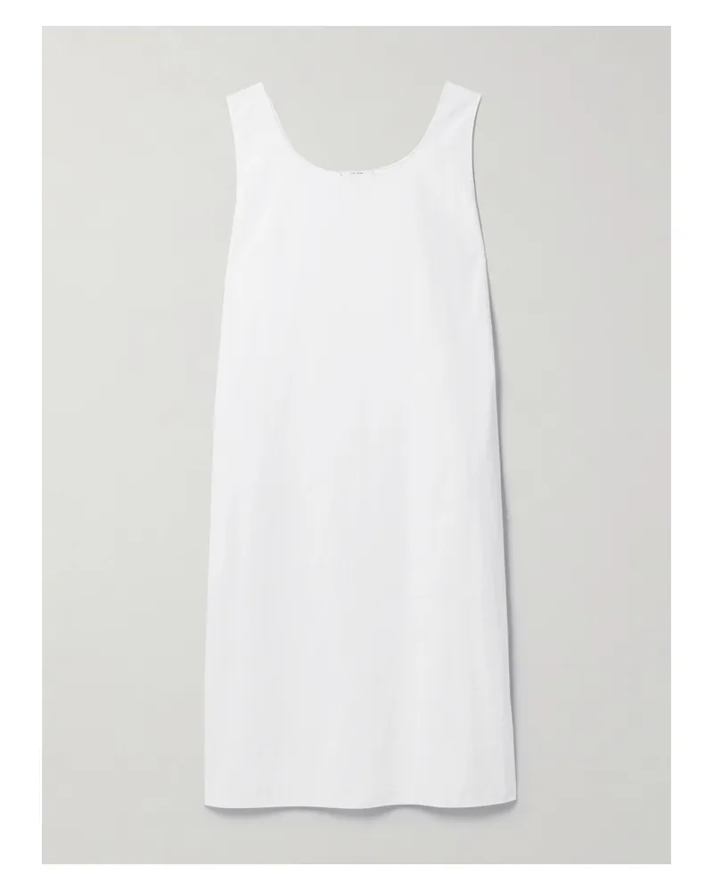 The Row Janah Midikleid Aus Baumwolle - Wollweiß Wollweiß
