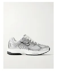 Nike Air Pegasus 2k5 Sneakers aus Leder in Metallic-optik und Mesh Weiß