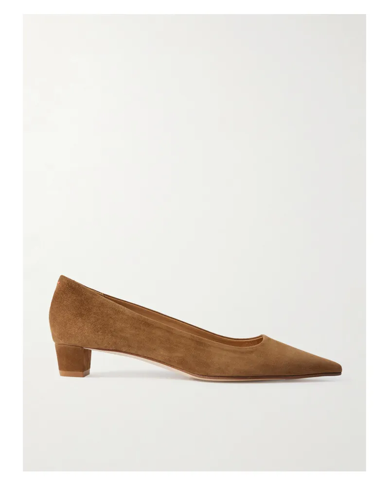 aeyde Judi Pumps Aus Veloursleder - Braun Braun