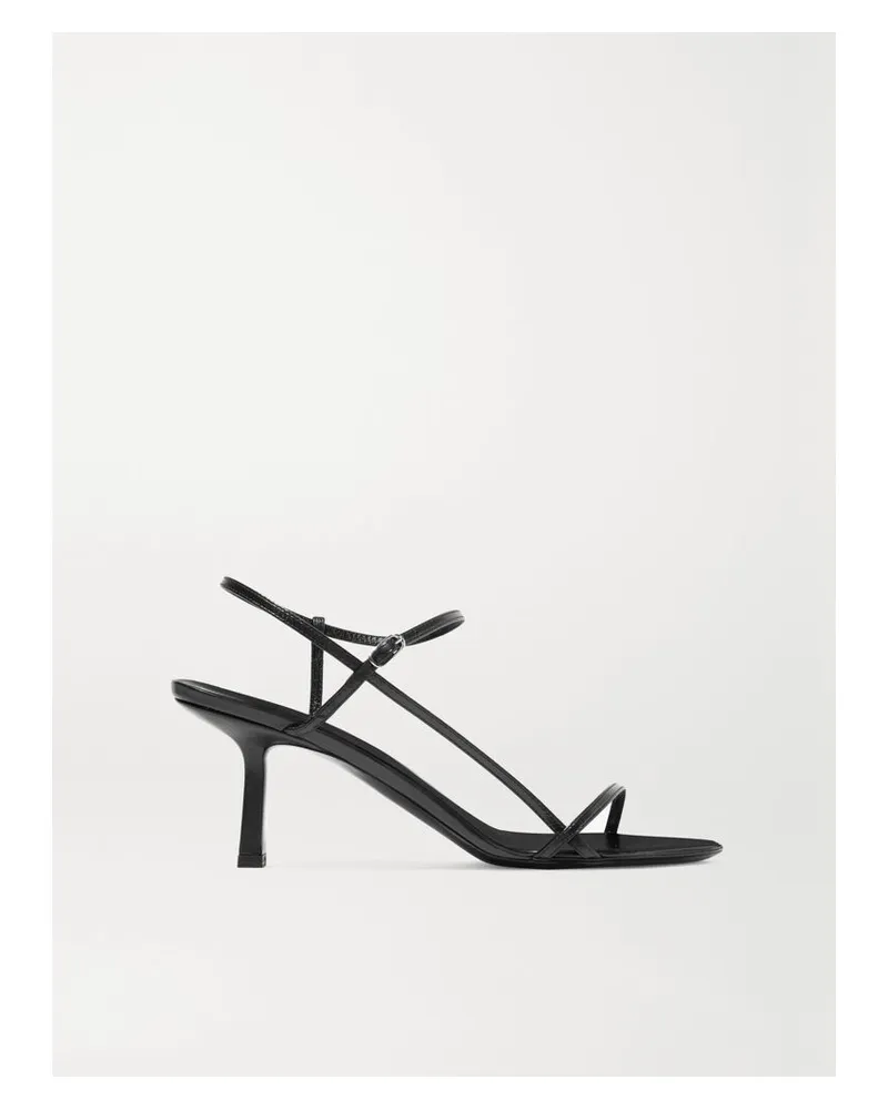 The Row Bare Sandalen Aus Leder - Schwarz Schwarz