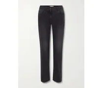Booker Mid-rise Straight-leg Jeans - Black