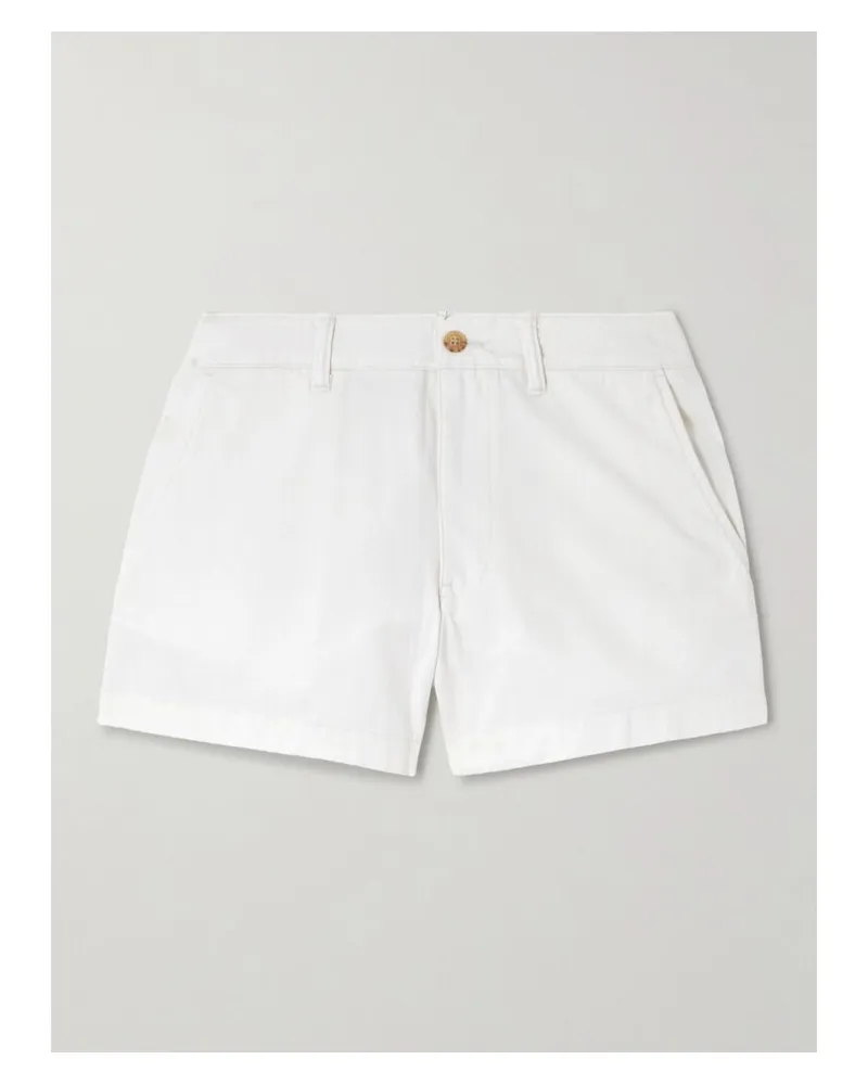 Ralph Lauren Shorts Aus Baumwoll-twill - Wollweiß Wollweiß