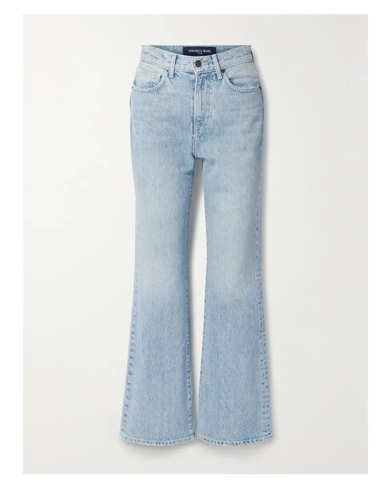 Veronica Beard Crosbie Hoch Sitzende Jeans Mit Weitem Bein - Blau Blau