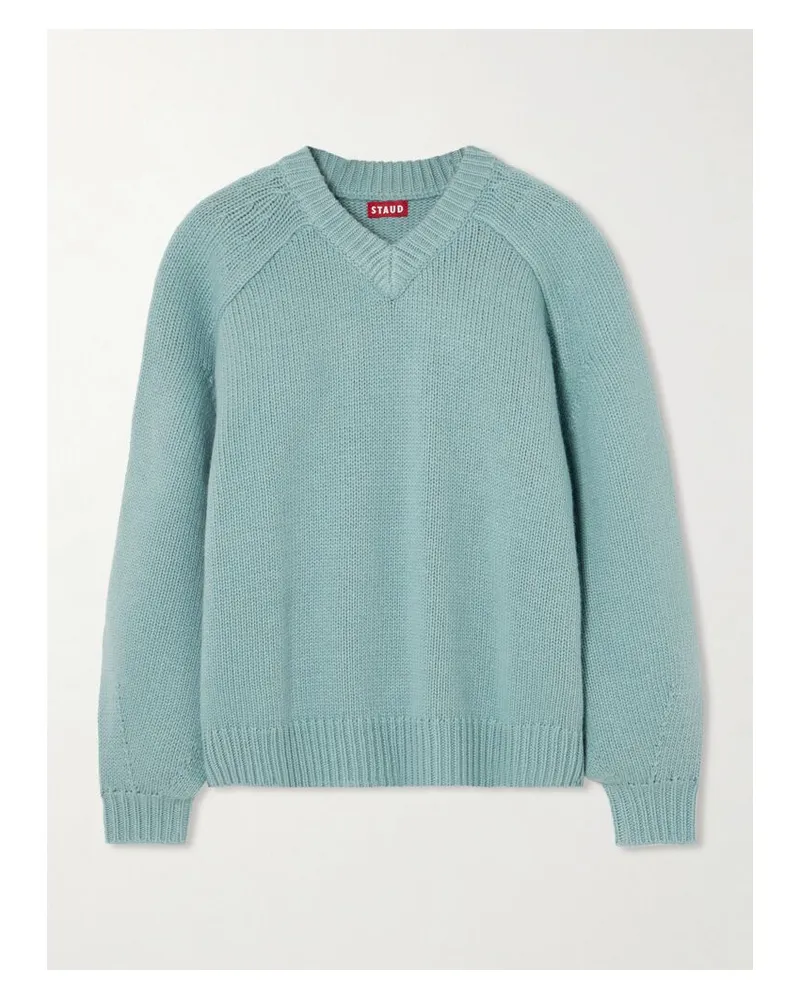 STAUD Wilson Pullover Aus Einer Wollmischung - Grün Grün