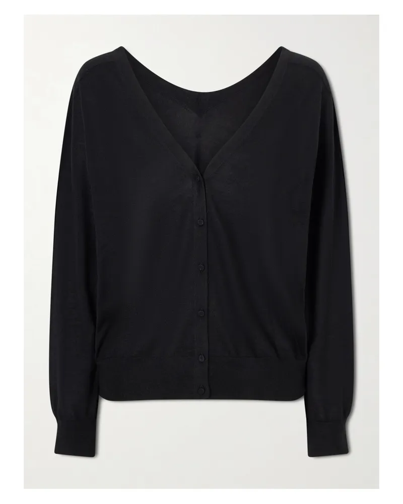 arch4 Marisol Cashmere Cardigan - Black Black
